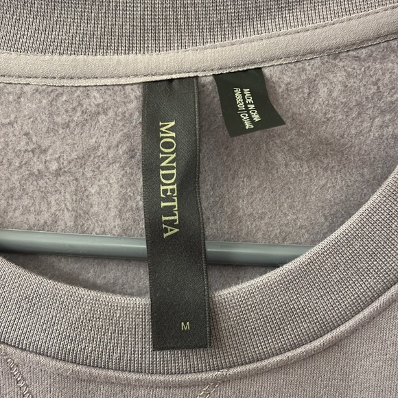 NWT Mondetta Lilac Color Everyday Soft Crew Neck Sweatshirt Sz Med - Picture 3 of 7